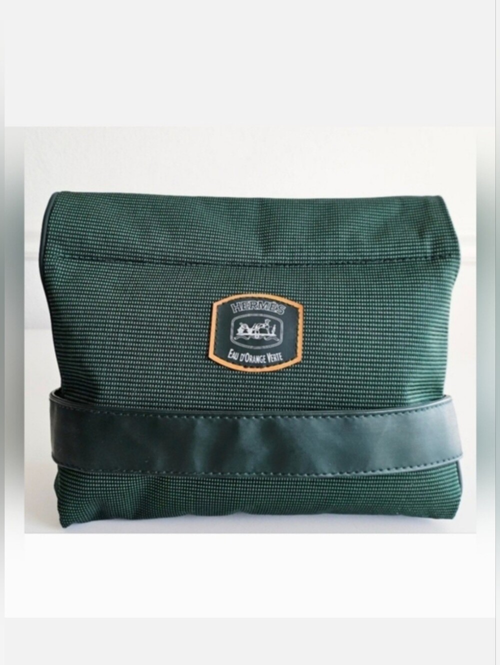 Hermes VIP Green Unisex Toiletry Bag/Cosmetic Bag